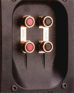 II diffusore è provvisto di doppia morsettatura per il bi-wiring.