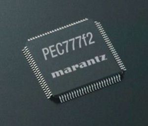 L’integrato Marantz PEC777f2 che può eseguire vari tipi di filtraggio digitale quando vengono riprodotti i CD.