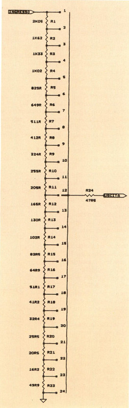 Figura 3 - Schema completo dell'attenuatore