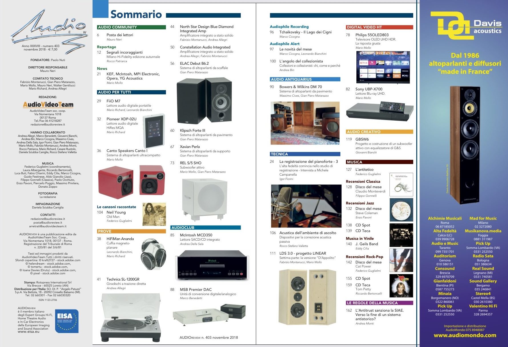Sommario AudioReview 403