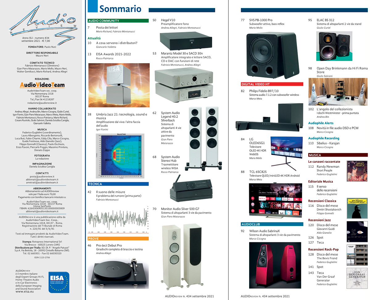 Sommario AudioReview 434